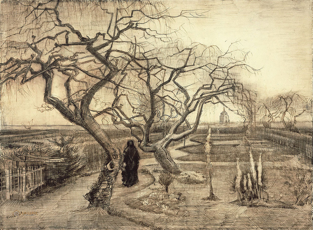 Винсент Ван Гог. "Зимний сад". 1884. Музей Ван Гога, Амстердам.